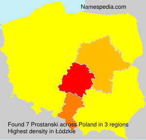 Surname Prostanski in Poland Surname Prostanski in Poland