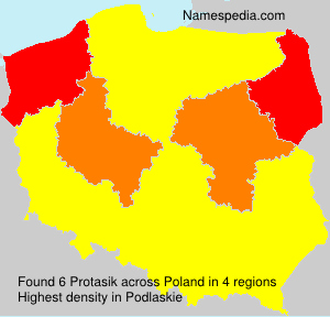 Surname Protasik in Poland Surname Protasik in Poland