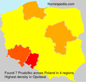 Surname Prudzilko in Poland Surname Prudzilko in Poland