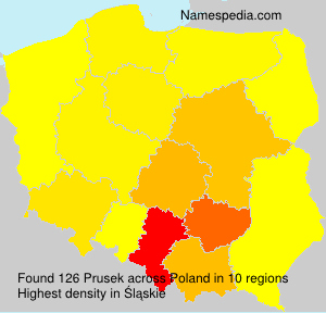 Surname Prusek in Poland Surname Prusek in Poland