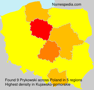 Surname Prykowski in Poland Surname Prykowski in Poland