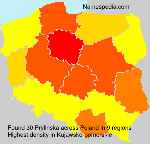 Surname Prylinska in Poland Surname Prylinska in Poland