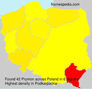 Surname Prymon in Poland Surname Prymon in Poland