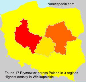 Surname Prymowicz in Poland Surname Prymowicz in Poland