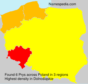 Surname Prys in Poland Surname Prys in Poland