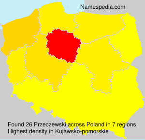 Surname Przeczewski in Poland Surname Przeczewski in Poland