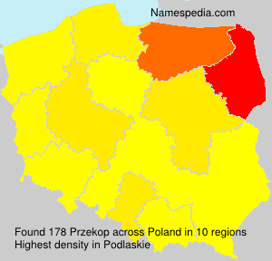 Surname Przekop in Poland Surname Przekop in Poland