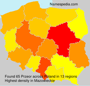 Surname Przeor in Poland Surname Przeor in Poland