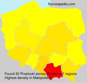 Surname Przetocki in Poland Surname Przetocki in Poland