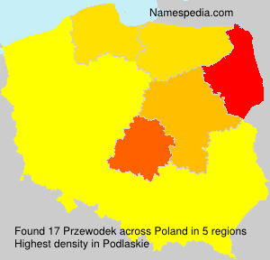 Surname Przewodek in Poland Surname Przewodek in Poland