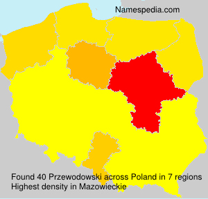 Surname Przewodowski in Poland Surname Przewodowski in Poland