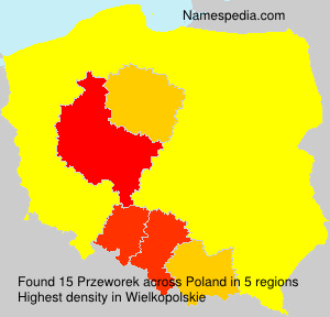 Surname Przeworek in Poland Surname Przeworek in Poland