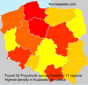 Surname Przychocki in Poland Surname Przychocki in Poland
