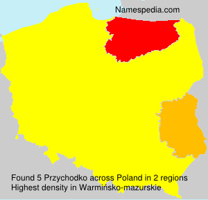 Surname Przychodko in Poland Surname Przychodko in Poland