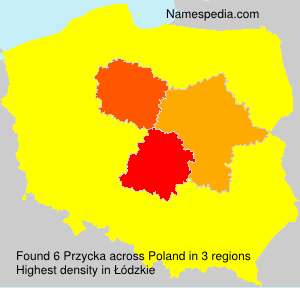Surname Przycka in Poland Surname Przycka in Poland