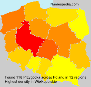 Surname Przygocka in Poland Surname Przygocka in Poland