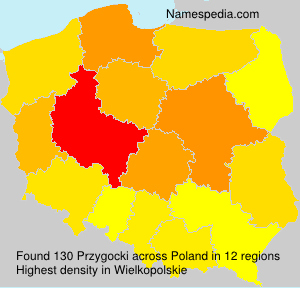 Surname Przygocki in Poland Surname Przygocki in Poland