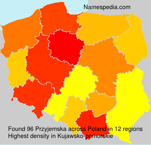 Surname Przyjemska in Poland Surname Przyjemska in Poland