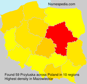 Surname Przyluska in Poland Surname Przyluska in Poland
