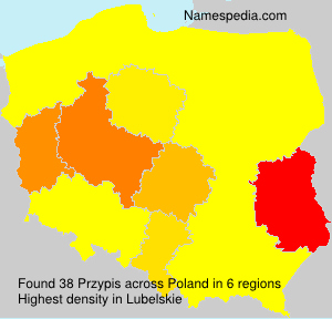 Surname Przypis in Poland Surname Przypis in Poland