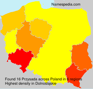 Surname Przysada in Poland Surname Przysada in Poland