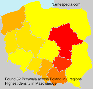 Surname Przywala in Poland Surname Przywala in Poland