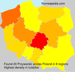 Surname Przywarski in Poland Surname Przywarski in Poland