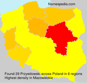 Surname Przywitowski in Poland Surname Przywitowski in Poland
