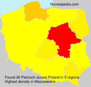 Surname Pstrzoch in Poland Surname Pstrzoch in Poland