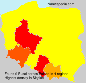Surname Pucal in Poland Surname Pucal in Poland