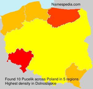 Surname Pucelik in Poland Surname Pucelik in Poland