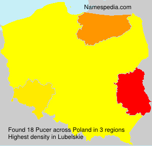 Surname Pucer in Poland Surname Pucer in Poland