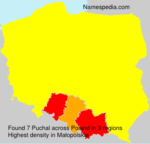 Surname Puchal in Poland Surname Puchal in Poland