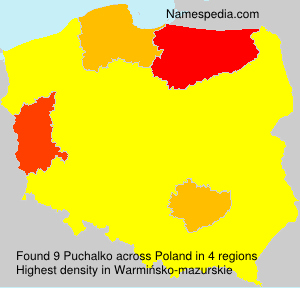 Surname Puchalko in Poland