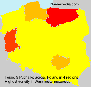 Surname Puchalko in Poland Surname Puchalko in Poland