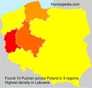 Surname Puchan in Poland
