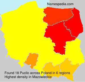 Surname Pucilo in Poland Surname Pucilo in Poland