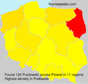 Surname Pucilowski in Poland Surname Pucilowski in Poland