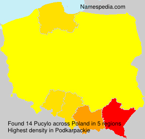 Surname Pucylo in Poland Surname Pucylo in Poland