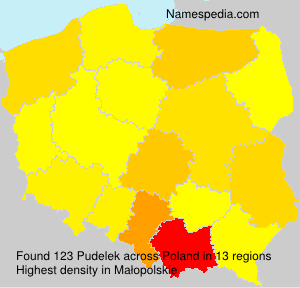 Surname Pudelek in Poland Surname Pudelek in Poland