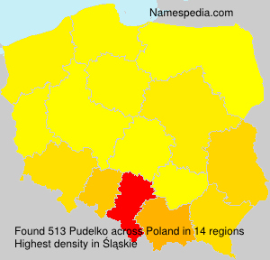 Surname Pudelko in Poland Surname Pudelko in Poland