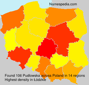 Surname Pudlowska in Poland Surname Pudlowska in Poland