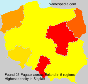 Surname Pugacz in Poland Surname Pugacz in Poland