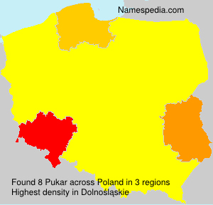 Surname Pukar in Poland Surname Pukar in Poland