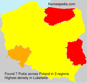 Surname Pukis in Poland Surname Pukis in Poland