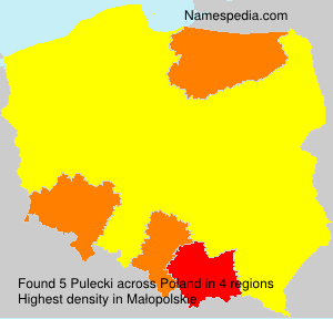 Surname Pulecki in Poland Surname Pulecki in Poland