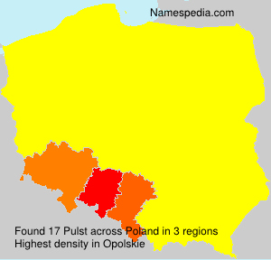 Surname Pulst in Poland Surname Pulst in Poland