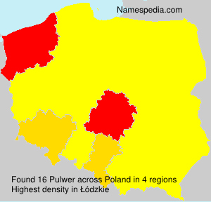 Surname Pulwer in Poland Surname Pulwer in Poland