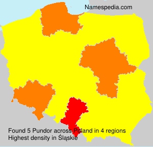 Surname Pundor in Poland Surname Pundor in Poland