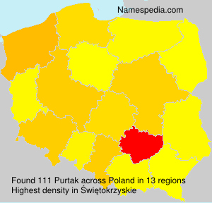 Surname Purtak in Poland Surname Purtak in Poland